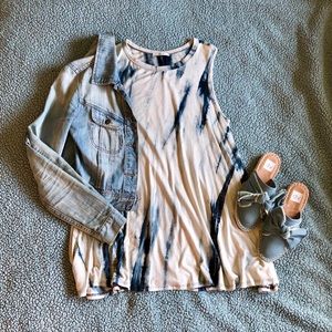 Tie Dye Tank Shift Dress